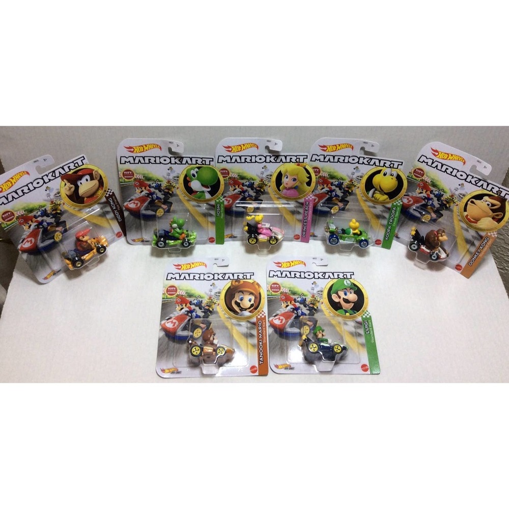 Hot Wheels Mario Kart Lot of 6